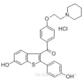 Methanon, [6-hydroxy-2- (4-hydroxyphenyl) benzo [b] thien-3-yl] [4- [2- (1-piperidinyl) ethoxy] phenyl] -, Hydrochlorid (1: 1) CAS 82640- 04-8